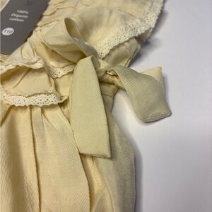 Organic cotton dress with lace details